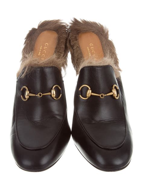 gucci mules with fur dupe|gucci princetown mule with fur.